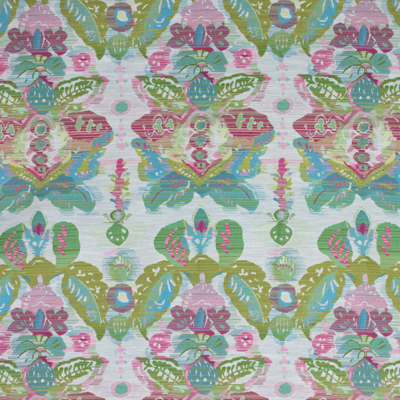 Luxe Waterscape Floral Fabric, Pastel