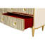 Commode carrée Scotts - champagne clair