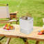 Barbecue portatif en acier inoxydable