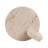 Modern Geometric Travertine Stone Sculpture Abstract Decorative Accent for Shelves, Mantels, and Tabletops - Handcrafted Minimalist Art Piece Contemporary Home and Office Decor Statement
