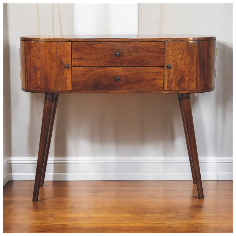 Solid Wood Grove Chestnut Console Table