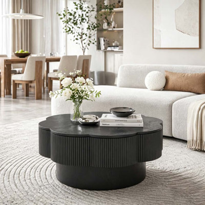 31.50"Modern Flower Shaped Coffee Table