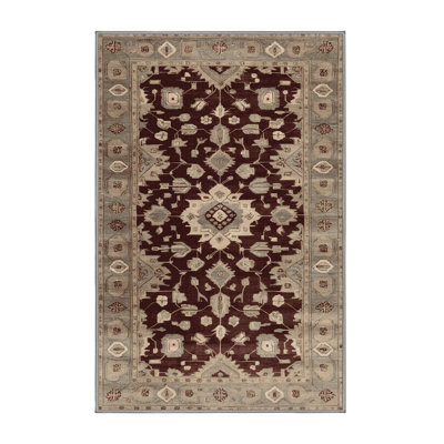 Machine Washable Overdyed Grey Area Rug