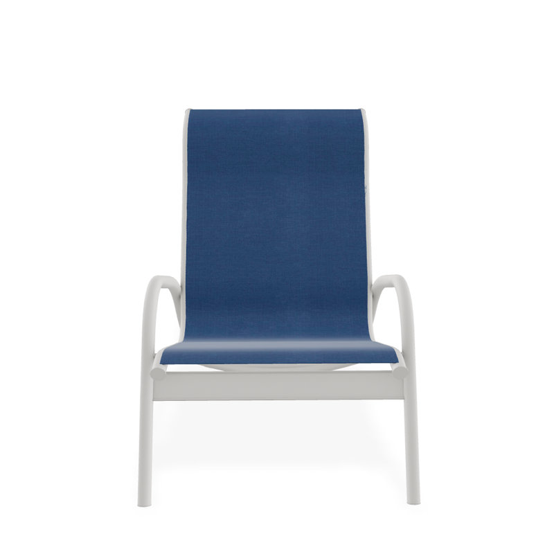 Gardenella Patio Chair, Cobalt, Snow
