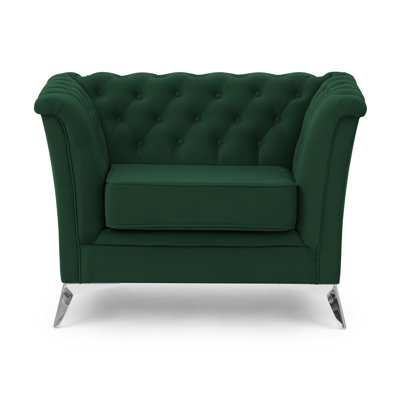 Whitby Velvet Chesterfield Chair