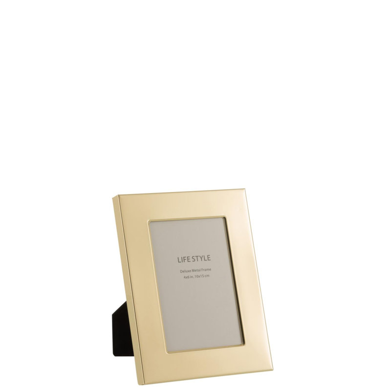 Gibbs Single Picture Frame, 20.2cm H x 15.2cm W x 1.6cm D, Gold
