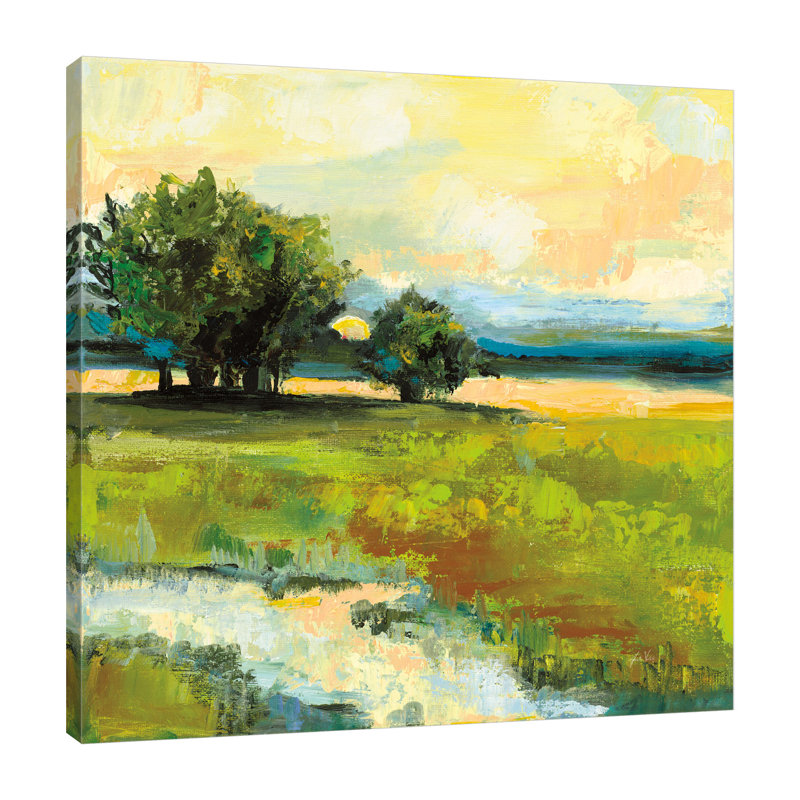 «Weekapaug Inn V2» par Jeanette Vertentes, peinture sur toile tendue, H 24 po x l 24 po x P 1,5 po