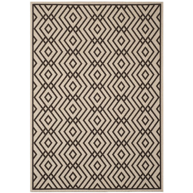 Tapis géométrique Gowanus 100 Performance, Rectangle 5 pi 3 po x 7 pi 6 po
