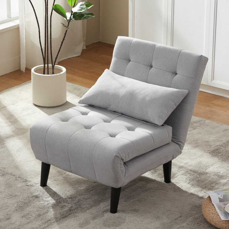 Upholstered Accent Chair, single, Grey