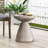 Outdoor Lightweight Concrete Side Table