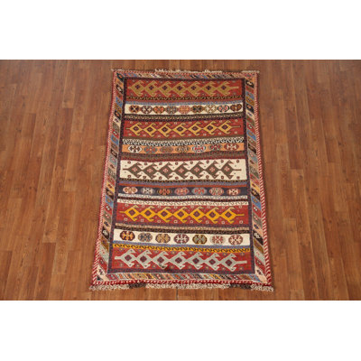 Vegetable Dye Traditional Rug 4x5