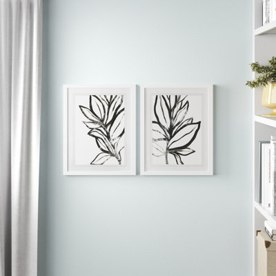 " Leaf Instinct I " by Vincent Van Gogh 2 - Pieces