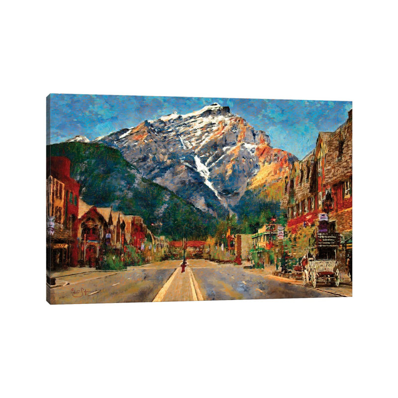 Banff by Lisa Robinson - Wrapped Canvas Painting, 101.6 cm H x 66.04 cm W x 1.91 cm D