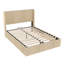 Lit en bois avec rangement spacieux et grand lit en chêne moderne avec plateforme de levage