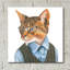 Art mural en verre Cattitude 4 'par Myles Sullivan-106414245