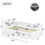 Solid Wood Bed