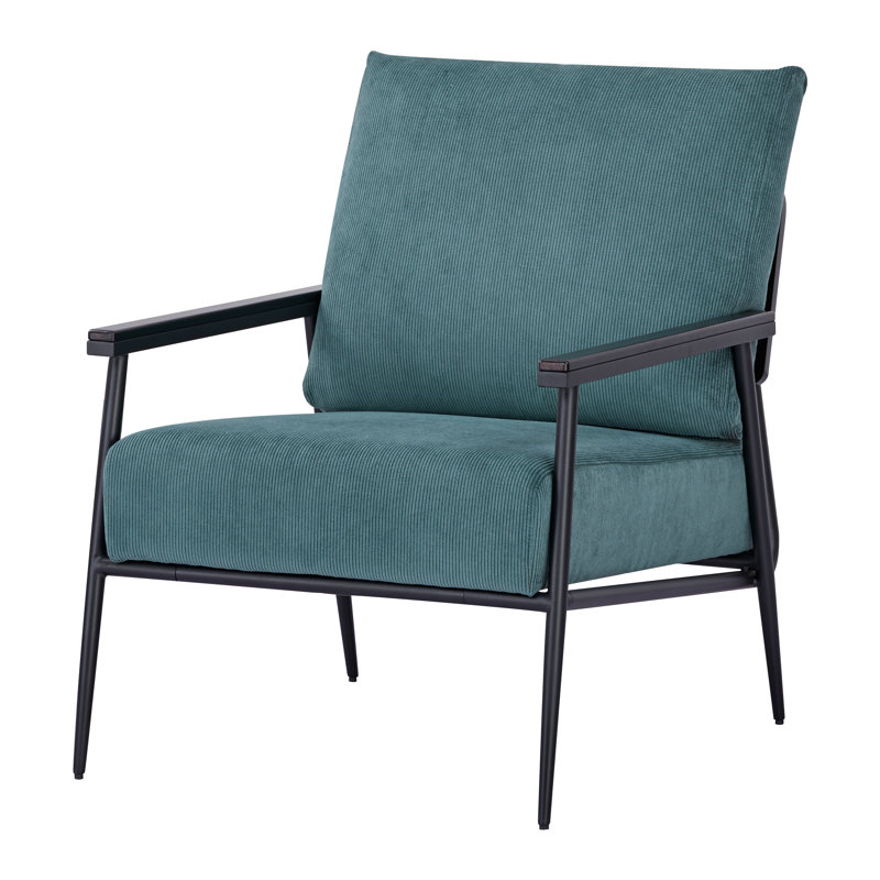 Fauteuil Karionna, 100 % polyester vert