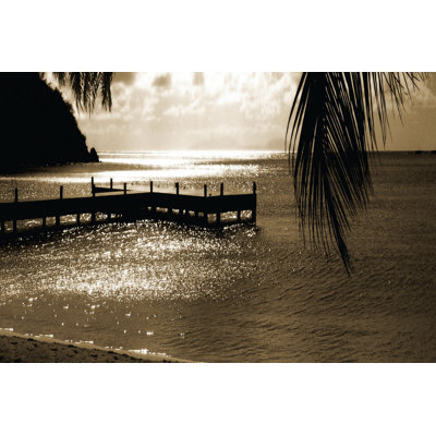 Wooden Jetty - Wrapped Canvas Print
