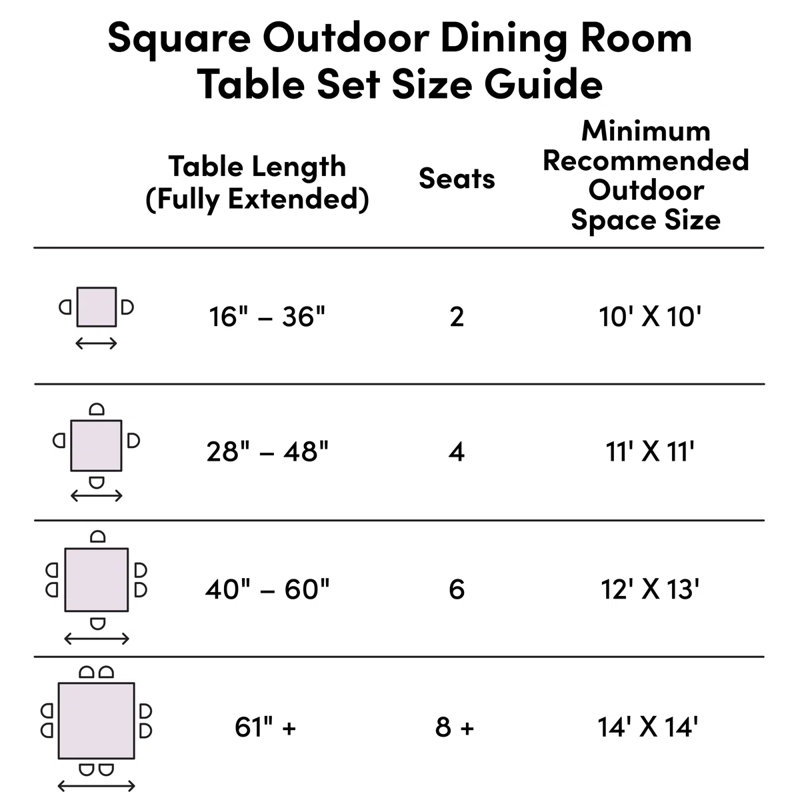 Ensemble repas d'extérieur 4 personnes Tansi, Gris foncé