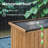 Garden 3 ft. W x 2 ft. D Outdoor Storage Tool Shed, Garden Storage Cabinet with Lockers-74282539
