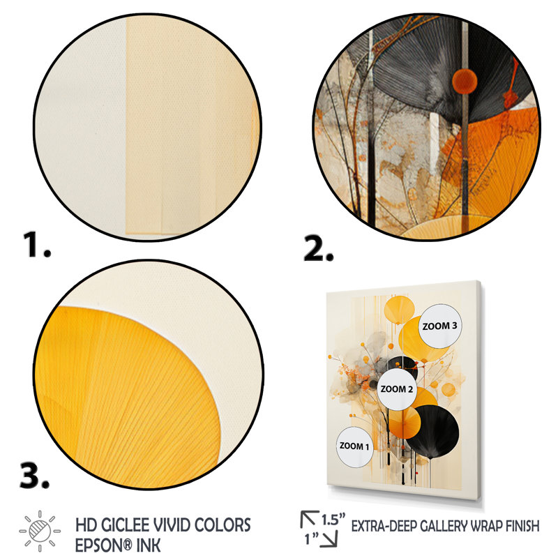 Tamariana Asian Art Seashell Sumi X, impression sur toile encadrée, H 40 po x l 30 po x P 1,5 po