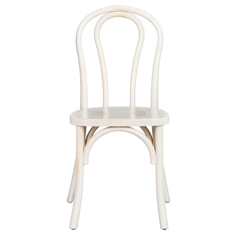 Chaise de restaurant Bentwood, Blanc