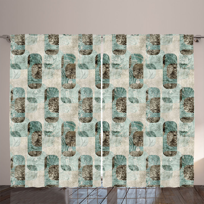 Semi Sheer Curtain Pair