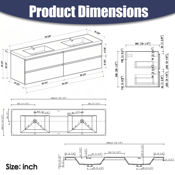 Dimensions du produit