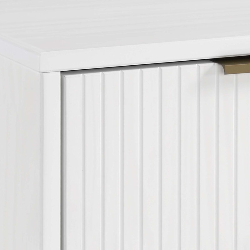 Laureli 18.11'' W Solid Wood Nightstand, Set of 2, White