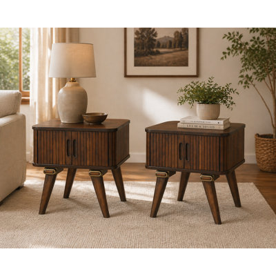 Fluterra 2-Piece End Table Set