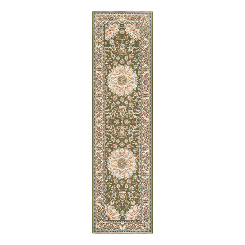 Indoor/Outdoor Traditional Area Rug, Runner 2'7" x 10'
