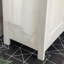 Meuble-lavabo de salle de bain moderne Kleankin, meuble-lavabo autoportant avec tablette réglable, portes doubles, blanc antique
