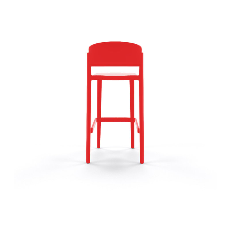 Tabouret de bar Sevan Abuela, Rouge