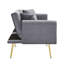 2 Seater Velvet Sofa Bed-559780644