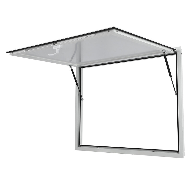 Auvent de patio rétractable, 33"H x 60"W x 2.2"D