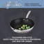 Prestige Scratch Guard Non Stick Stirfry Pan 29cm - Stainless Steel induction Stirfry Pan, Scratch Resistant, Suitable for All Hobs