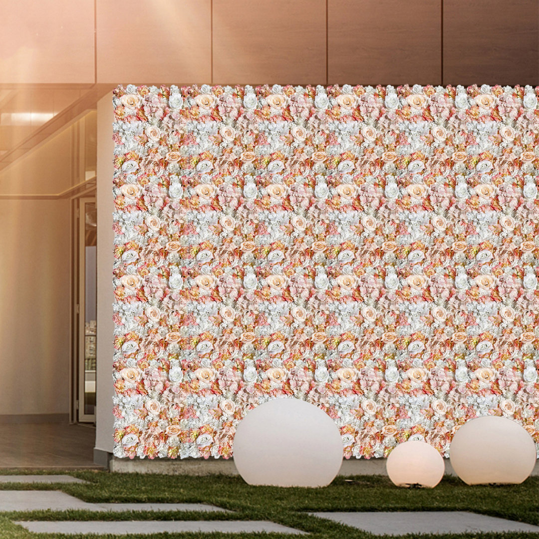 Artificial Silk Flower Wall Décor (Set of 5) Rosdorf Park 