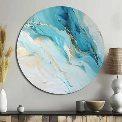 Orrie - Landscapes Round Metal Wall Art