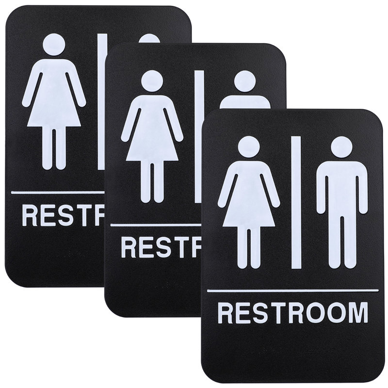 Enseigne de toilettes