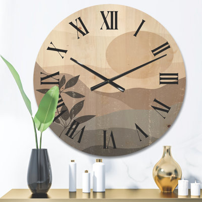 Solid Wood Wall Clock