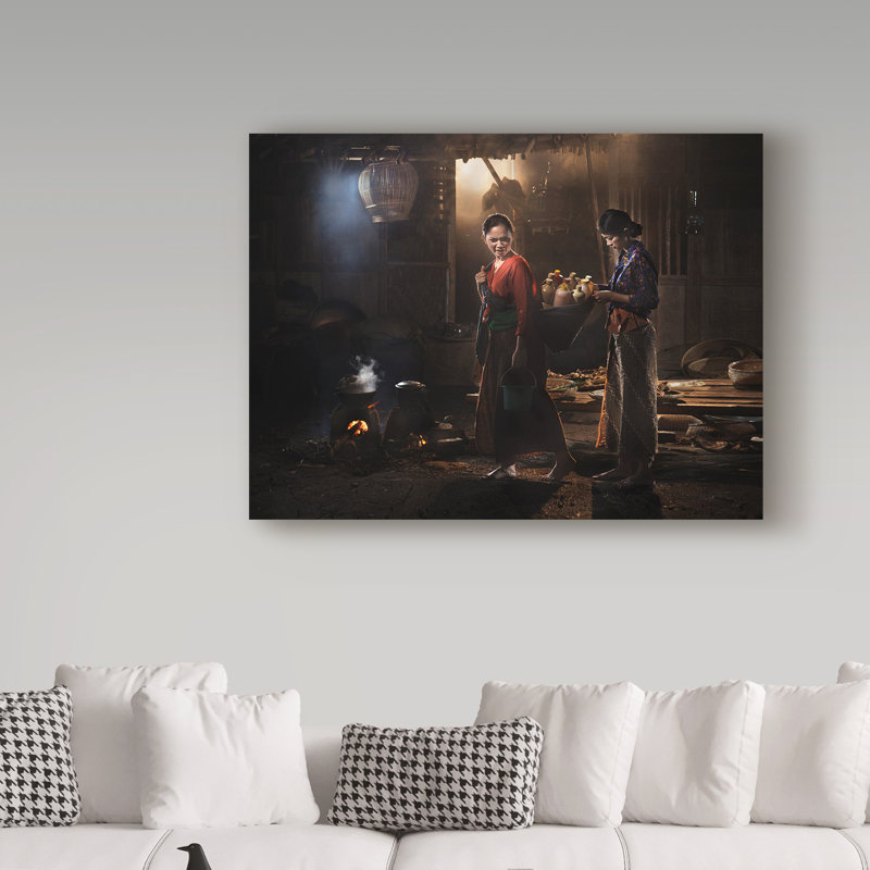 Dodyherawan 'On My Kitchen' Canvas Art Print