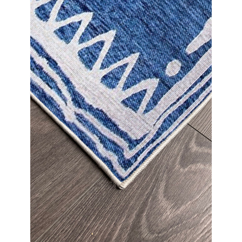 Tapis en coton Taliyah, Rectangle 2 pi 7 po x 3 pi 11 po