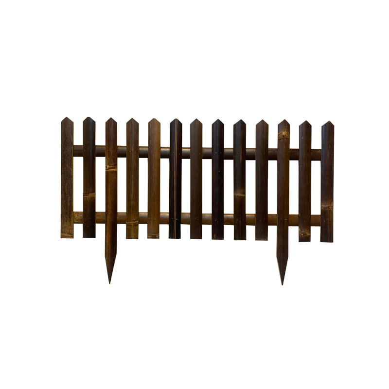 Bordure de jardin en bambou noir, H 16 po x l 36 po