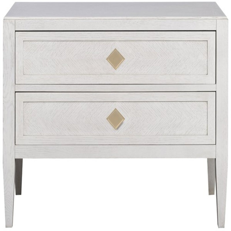Munroe 2 - Drawer Solid Wood Nightstand