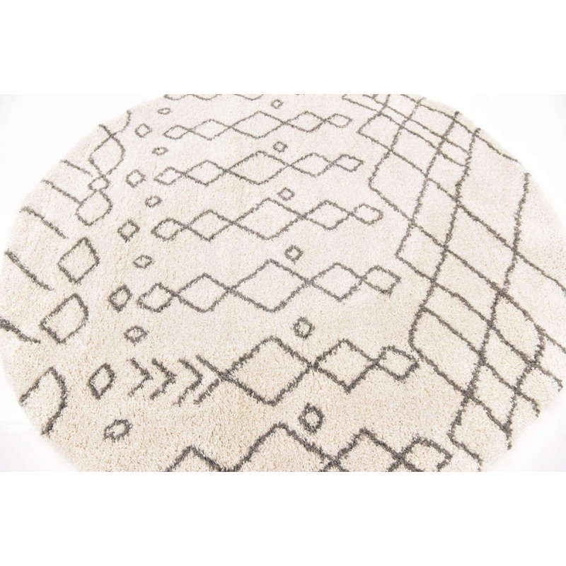 Walsenburg Oriental Indoor Rug, Round 8'
