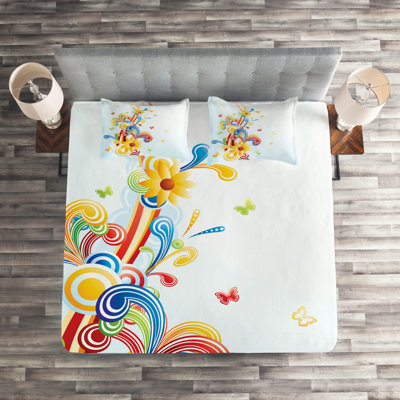 Funky Farmhouse / Country Floral Coverlet