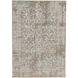 Hand-Knotted High-Quality Gray and Light Blue Area Rug