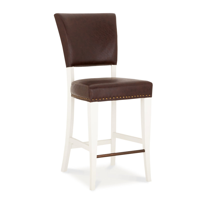 Lautrec Upholstered Adjustable Height Counter Stool, Espresso