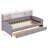 Twin Size Upholstered Platform Bed With Storage And Drawers-106358448