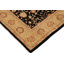 Tapis oriental noir / brun clair en laine noué à la main 9 pi x 11 pi 11 po Dorn